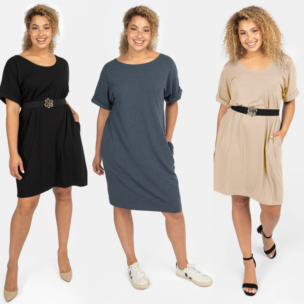 How to wear a T Shirt Dress for Any Season Encircled Blog