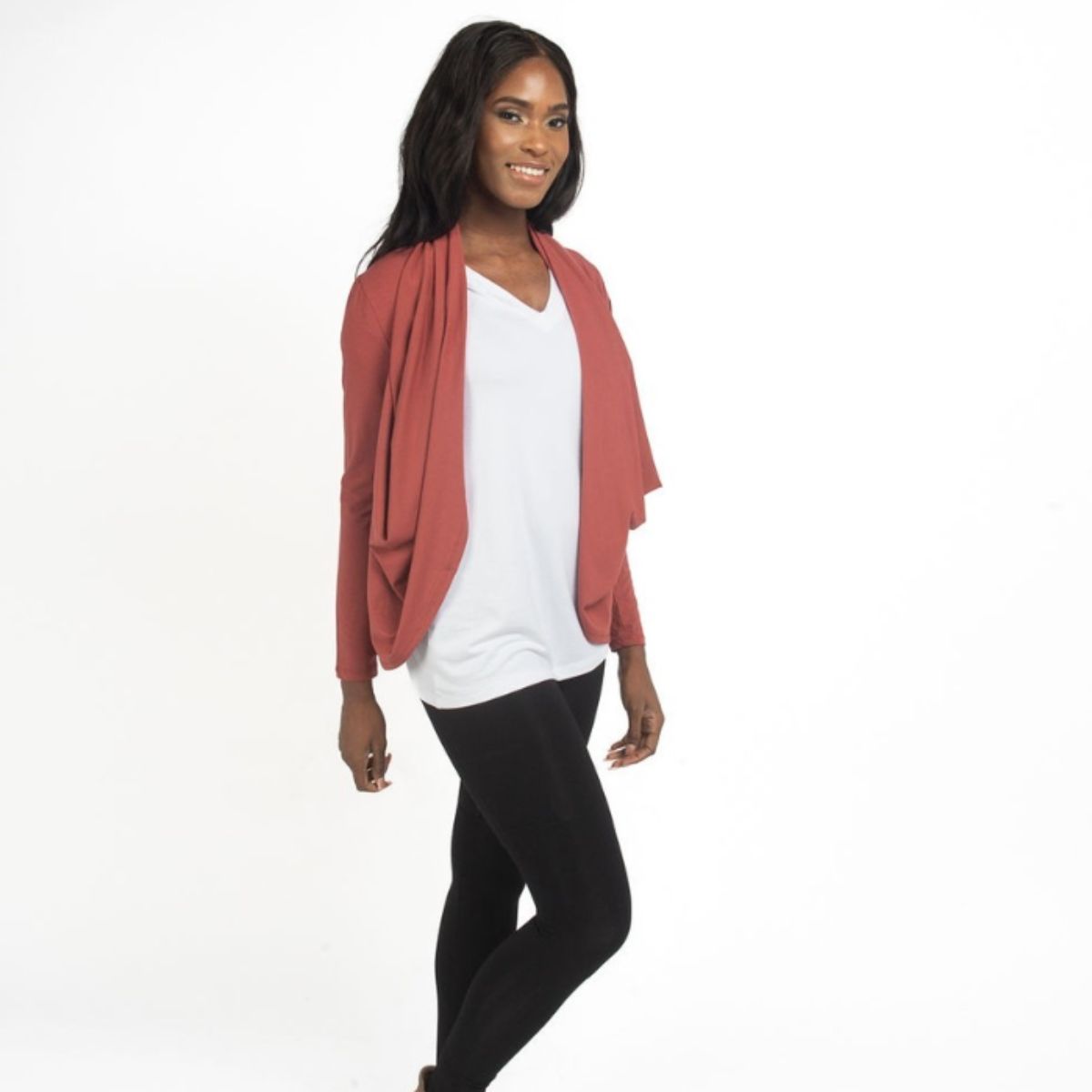 Burgundy and 2025 black leggings