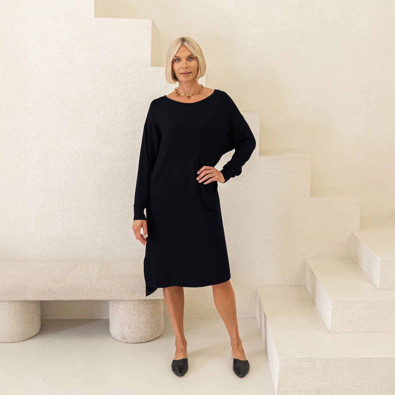 The Dressy Sweatshirt Dress