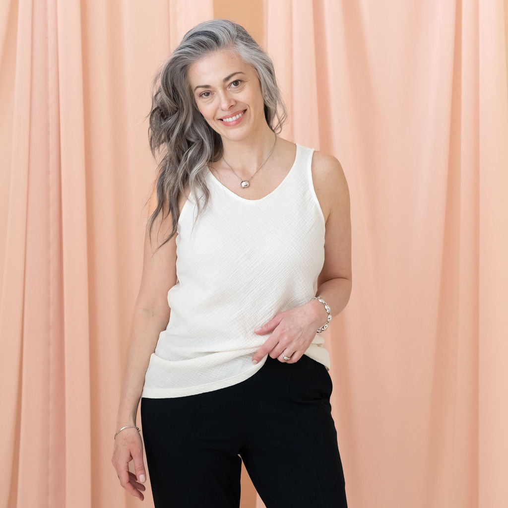 The Airy Gauze Tank Top