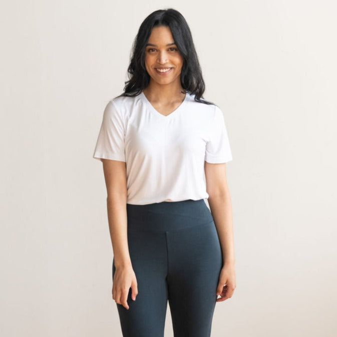 Lululemon women's black and white print pants size 4