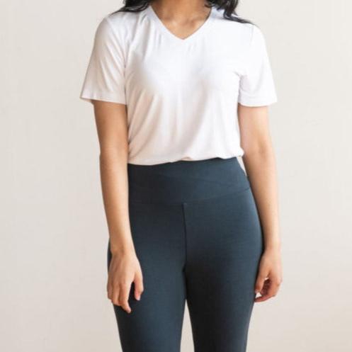 Effortless V Neck T-Shirt | Shop Sustainable, Ethical Women's Clothing