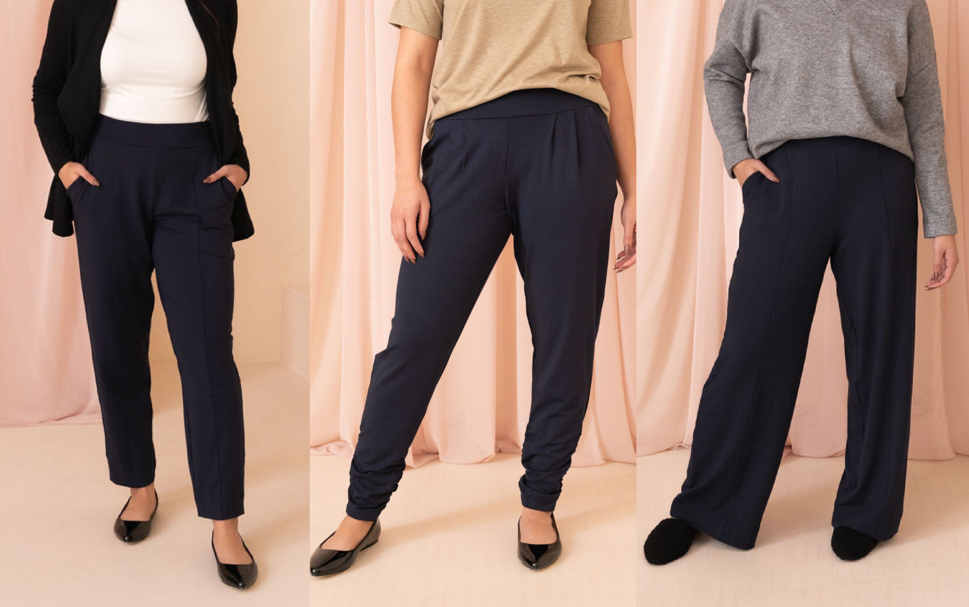 The Solution to Transitional Dressing: Navy Pants