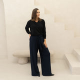 The Wanderer Wide Leg Pant with Belt
