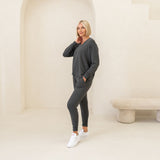 The Bamboo Merino Dressy V-Neck Sweatshirt