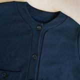 The Tailored Organic Fleece Cardigan