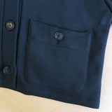 The Tailored Organic Fleece Cardigan