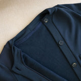 The Tailored Organic Fleece Cardigan