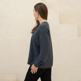 The Bamboo Merino Dressy V-Neck Sweatshirt