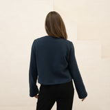 The Tailored Organic Fleece Cardigan