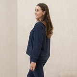 The Bamboo Merino Dressy V-Neck Sweatshirt