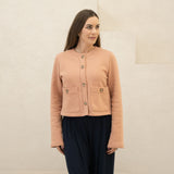 The Tailored Organic Fleece Cardigan