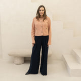 The Tailored Organic Fleece Cardigan