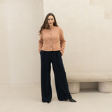 The Tailored Organic Fleece Cardigan