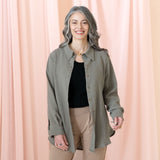 The Airy Gauze Button-Up