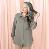 The Airy Gauze Button-Up