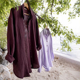 The Airy Gauze Relaxed Button-up Shirt