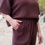 The Airy Gauze Reversible Blouse