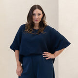 The Airy Gauze Reversible Blouse