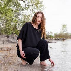 The Airy Gauze Reversible Blouse