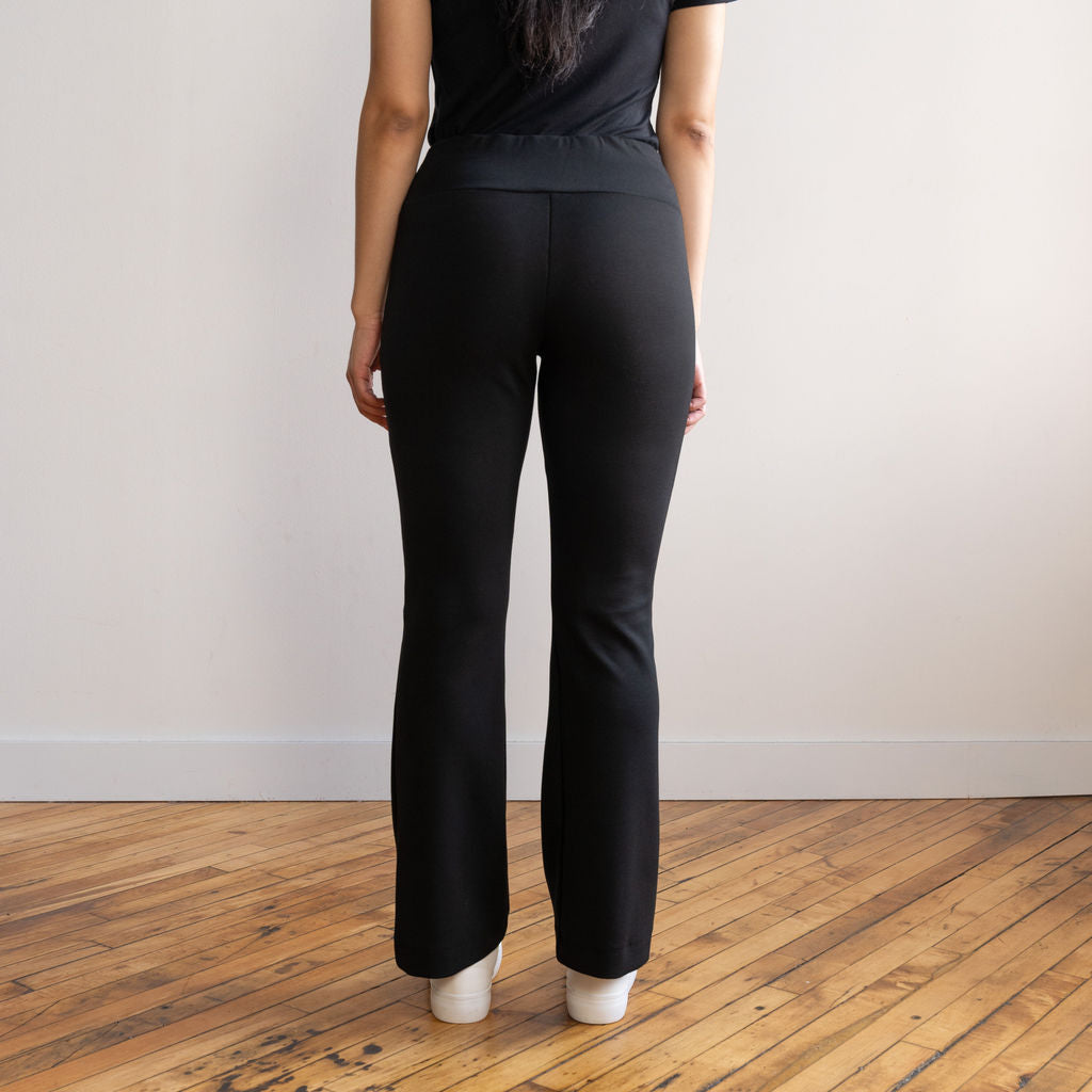 Women's Flare Pant BeyondSoft Scuba, Made in Toronto