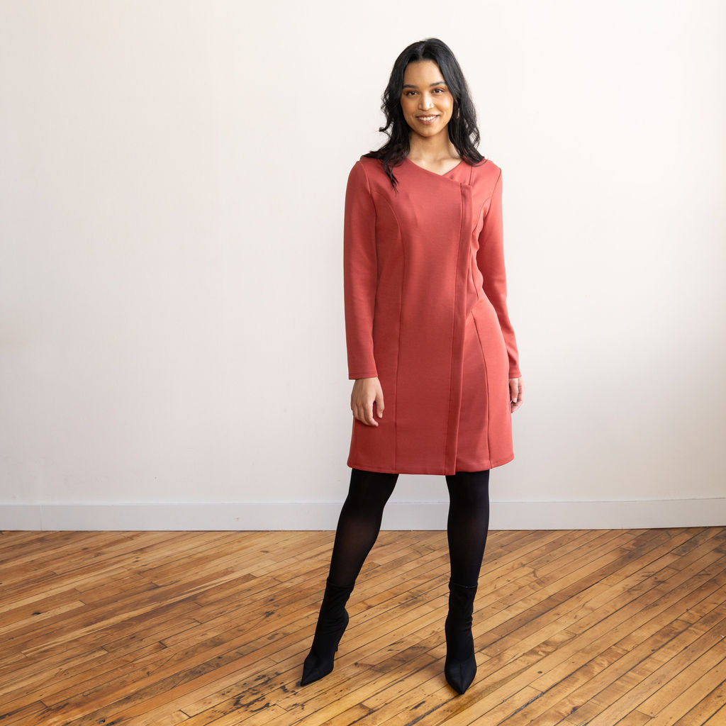 Under Knee Wool Women Dress Long Sleeve Unique Reversible Dress Reversible  Dress Customer Order Dress Your Soul -  Canada