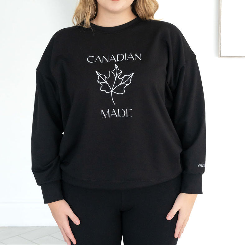 Canadian made Fleece Crewneck Sweatshirt