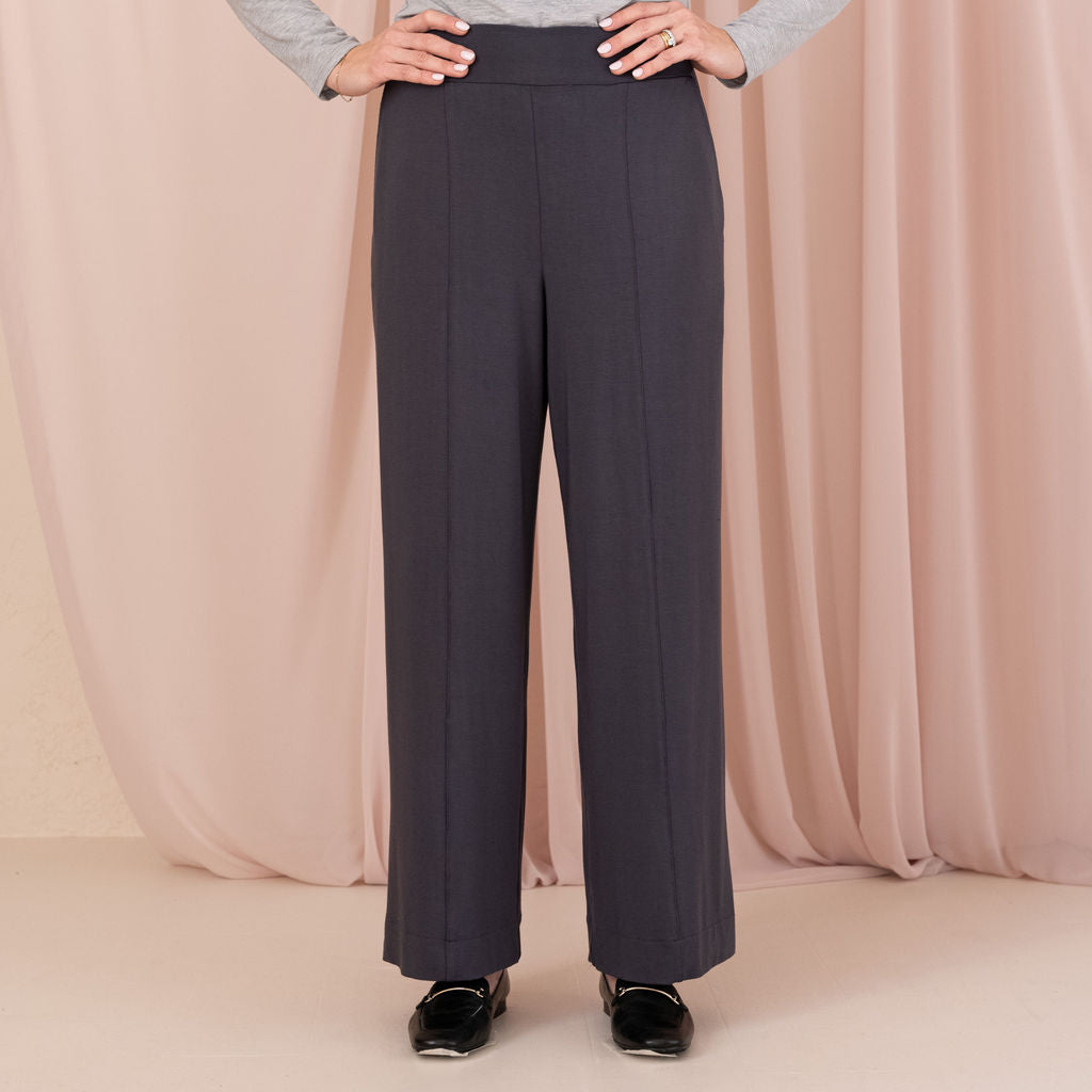 Lounge Pants With Convertible High Waistband or Fold Over Skirt -   Canada