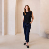 The Airy Gauze Tapered Pant