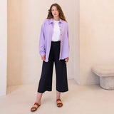 The Airy Gauze Relaxed Button-up Shirt