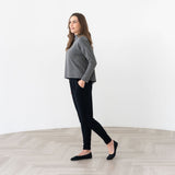The Dressy Mock Neck Sweatshirt