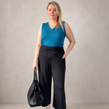 The Dressy Wide Leg Crop Pant