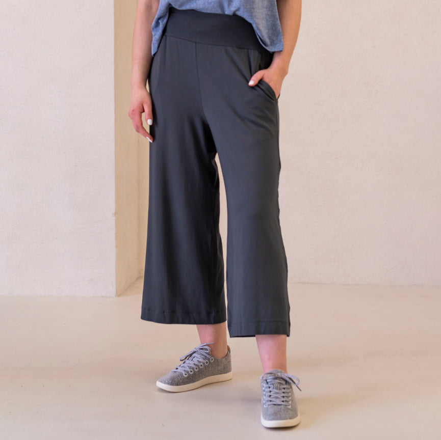 The Dressy Wide Leg Crop Pant