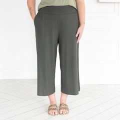 The Dressy Wide Leg Crop Pant