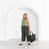 The Going Places Sleeveless Mock Neck