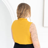 The Going Places Sleeveless Mock Neck