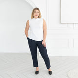 The Going Places Sleeveless Mock Neck