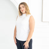 The Going Places Sleeveless Mock Neck