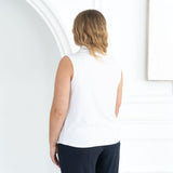 The Going Places Sleeveless Mock Neck