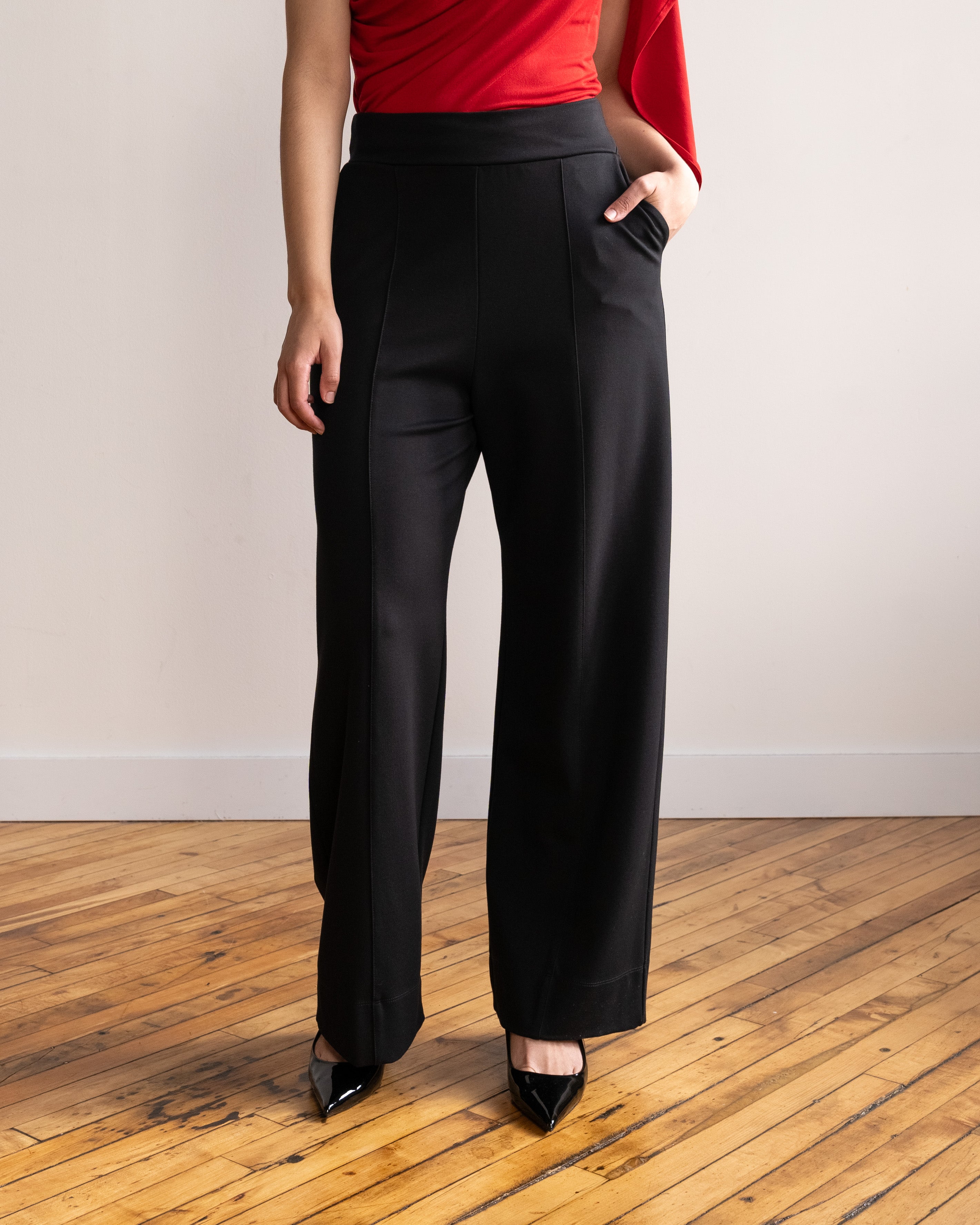 Tailored Ponte Pants ECOVERO Sustainable Double Knit Ponte Encircled tailored-ponte-pants-ecovero-sustainable-double-knit-ponte-encircled