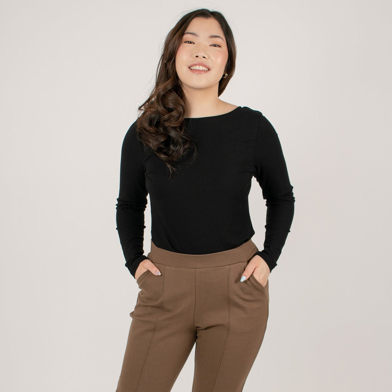 Dressy Rib Knit Top | Shop Sustainable, Ethical Clothing for Women ...