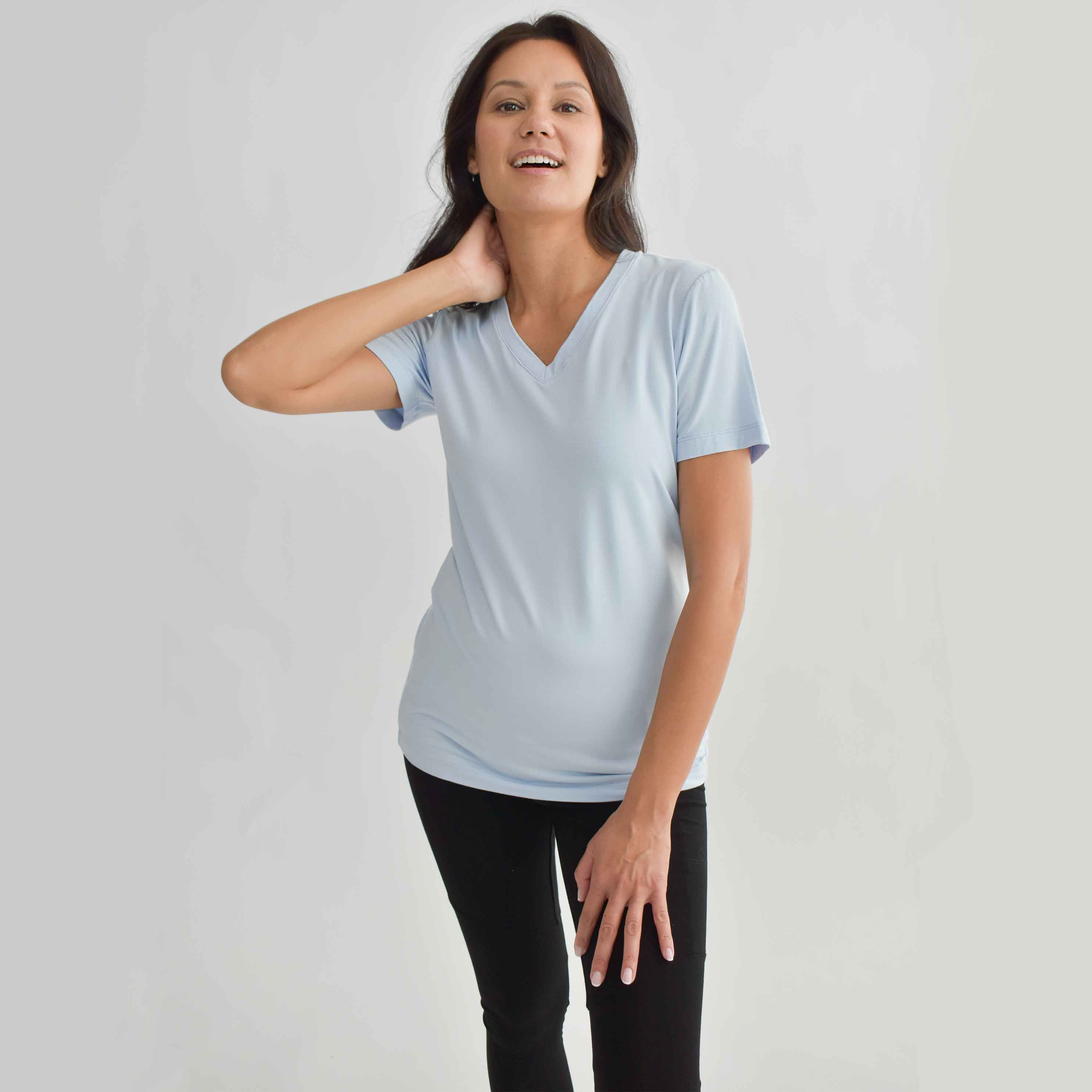 Effortless V Neck T-Shirt  Shop Sustainable, Ethical Women's